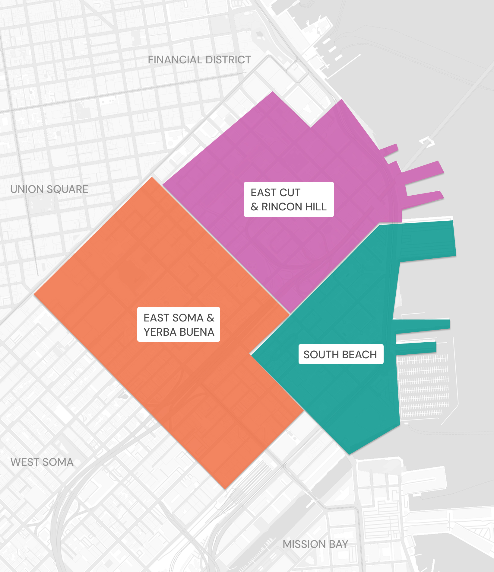 East SoMa neighborhood