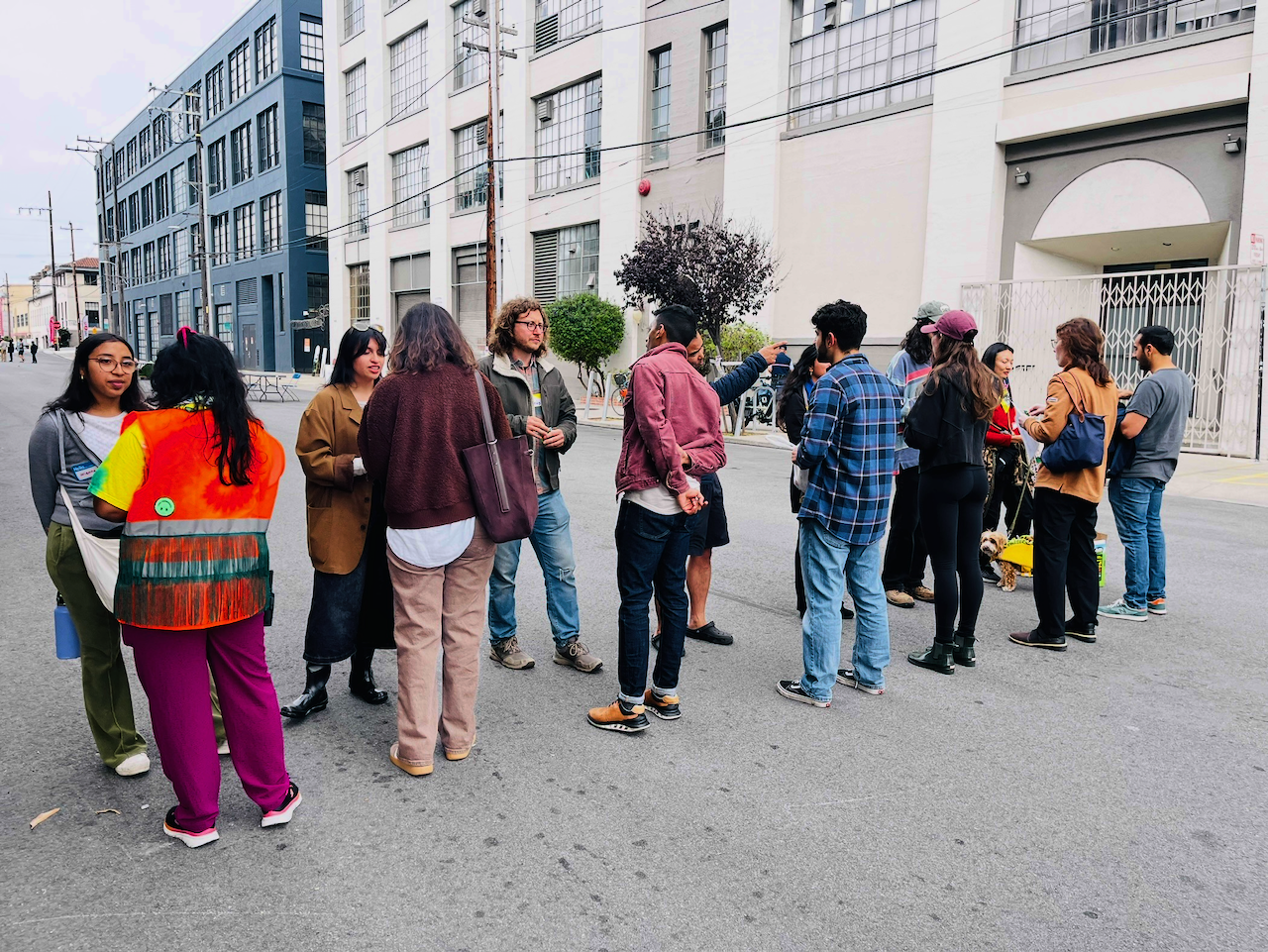 Neighbors out together in San Francisco